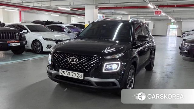 Hyundai Venue 2021 Черный из Кореи
