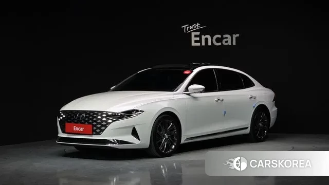 Hyundai The New Grandeur IG Hybrid 2021 Белый из Кореи