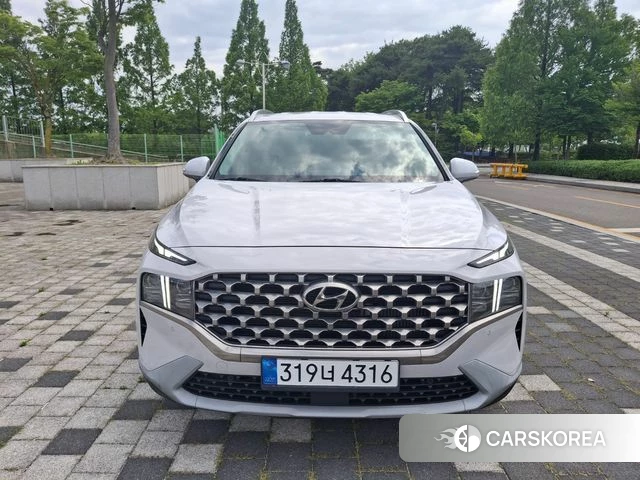 Hyundai The New Santa Fe 2022 Белый из Кореи