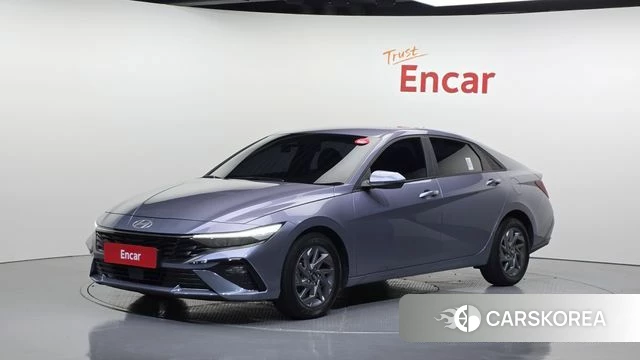 Hyundai The New Avante (CN7) 2023 Небесно-голубой из Кореи