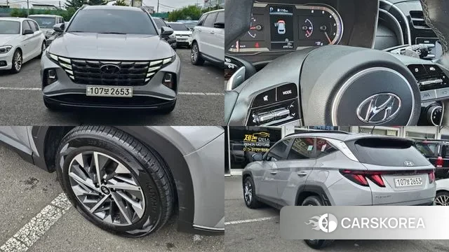 Hyundai Tucson (NX4) 2021 Серебристо-серый из Кореи
