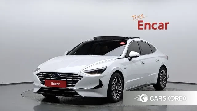 Hyundai Sonata Hybrid (DN8) 2019 Белый из Кореи