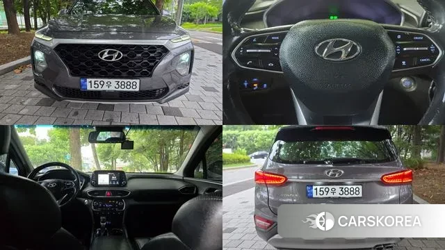 Hyundai Santa Fe TM 2018 Серый из Кореи