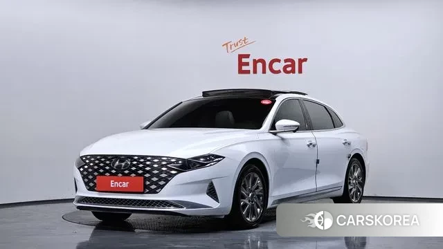 Hyundai The New Grandeur IG Hybrid 2021 Белый из Кореи