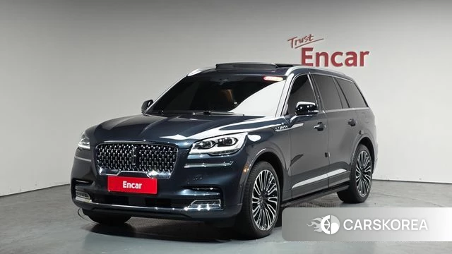 Lincoln Aviator 2nd generation 2023 Синий из Кореи