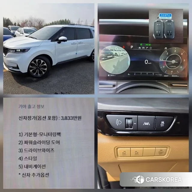 Kia Carnival 4th generation 2021 Белый из Кореи