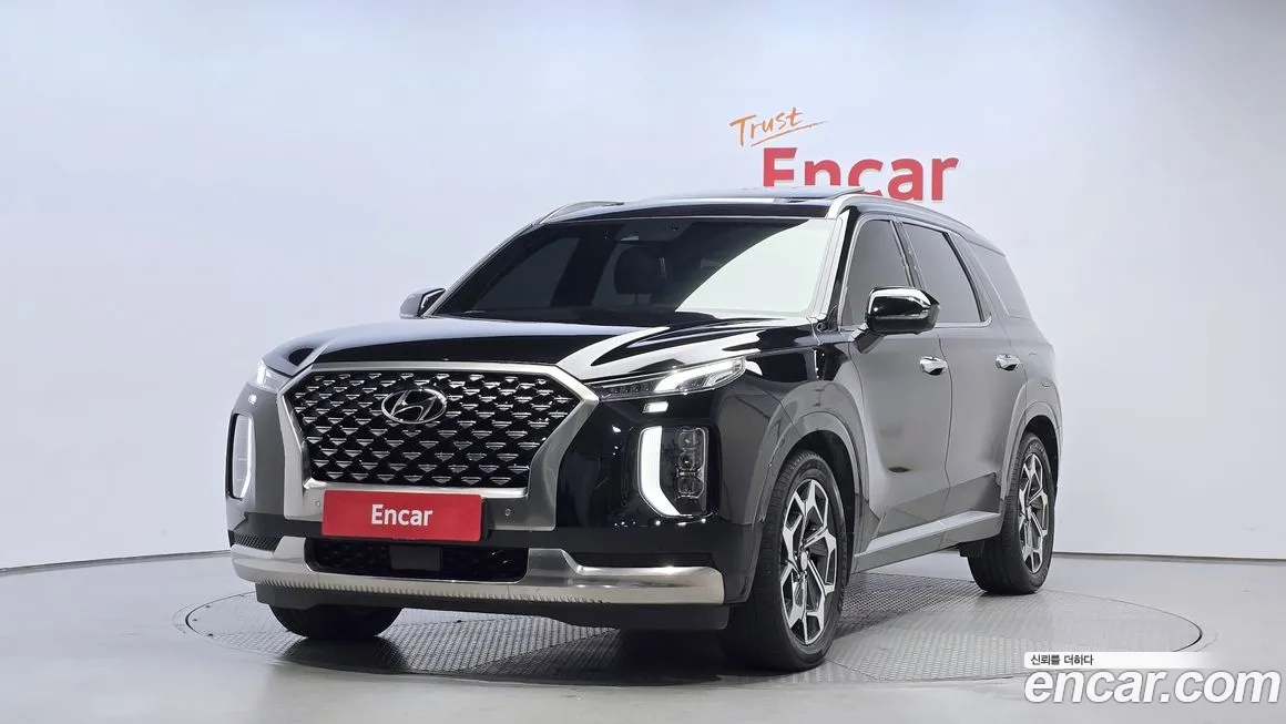 Hyundai Palisade 2021 Черный из Кореи
