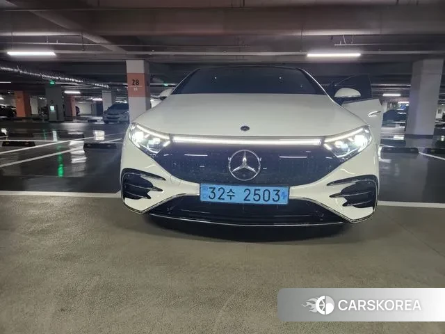 Mercedes-Benz EQS V297 2022 Белый из Кореи