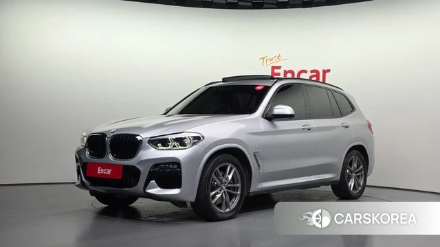 BMW X3 (G01) 2020 Серебристо-серый из Кореи