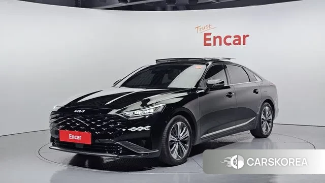 Kia K8 Hybrid 2022 Черный из Кореи