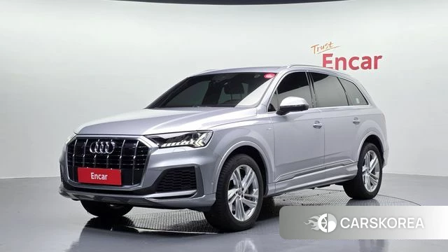 Audi Q7 (4M) 2021 Серебристо-серый из Кореи
