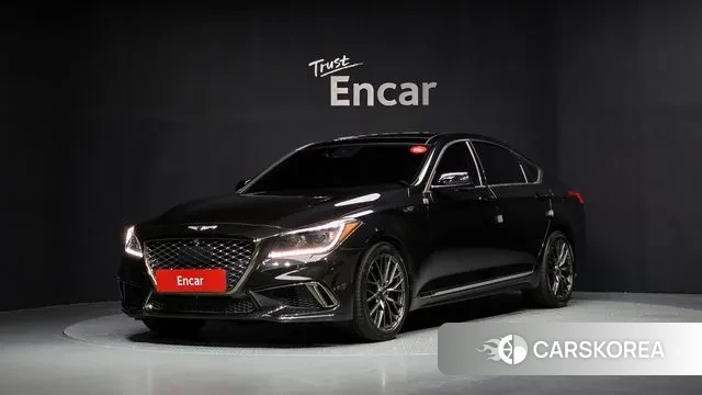Genesis G80 2018 Черный из Кореи