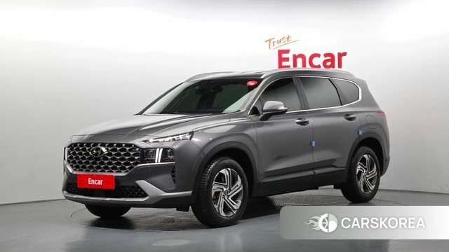 Hyundai The New Santa Fe 2022 Серый из Кореи