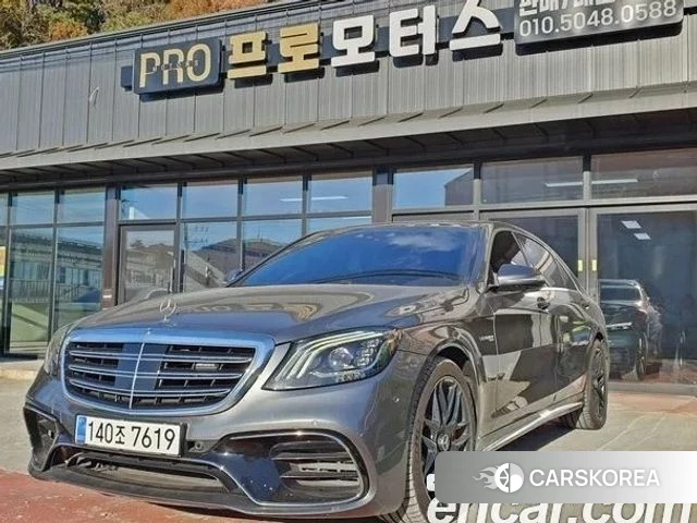 Mercedes-Benz S-Class W222 2019 Серебристо-серый из Кореи