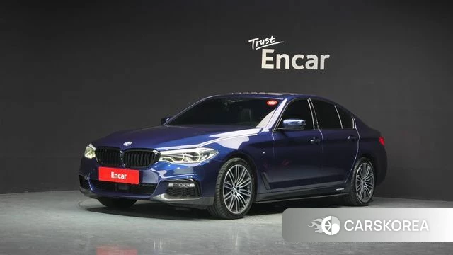 BMW 5 Series (G30) 2018 Синий из Кореи