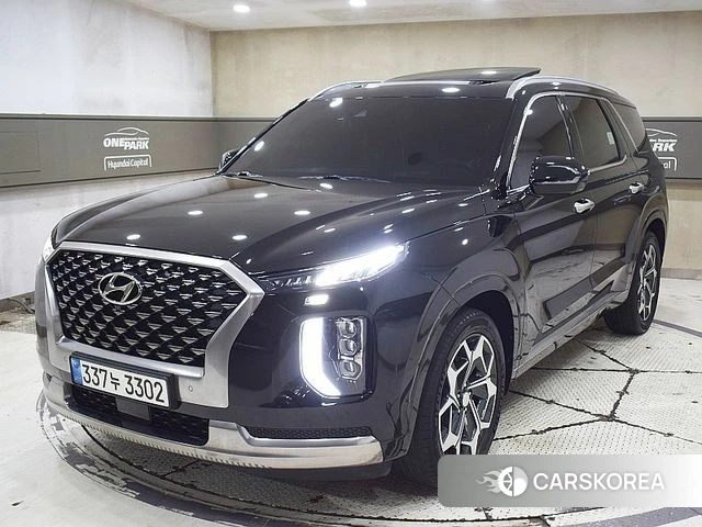 Hyundai Palisade 2022 Черный из Кореи