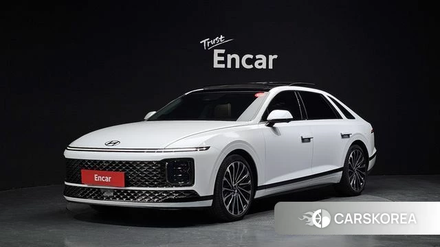 Hyundai Grandeur Hybrid (GN7) 2023 Белый из Кореи