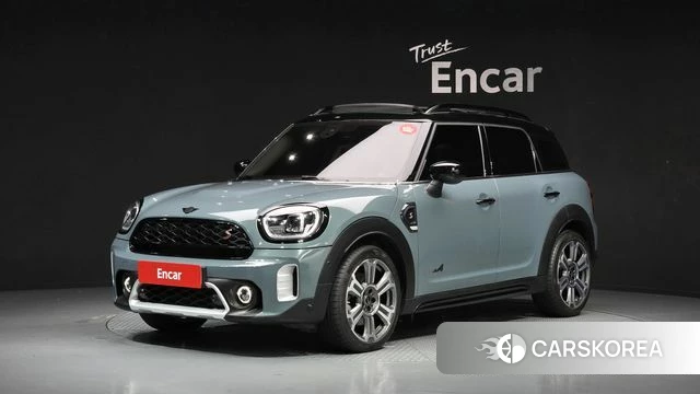 Mini Cooper S Countryman 2023 Небесно-голубой из Кореи