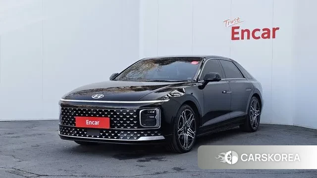 Hyundai Grandeur Hybrid (GN7) 2023 Черный из Кореи