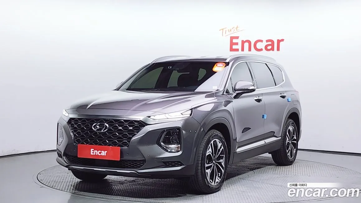 Hyundai Santa Fe TM 2019 Серый из Кореи