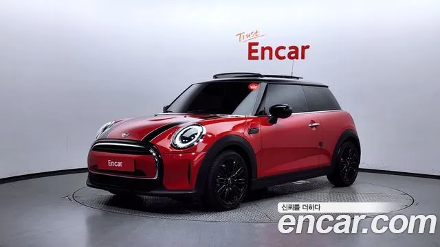 Mini Cooper 2024 Красный из Кореи