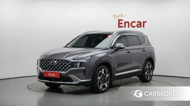 Hyundai The New Santa Fe 2022 Серый из Кореи