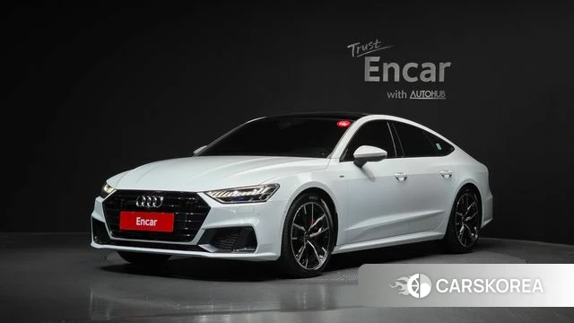 Audi A7 (4K) 2021 Белый из Кореи