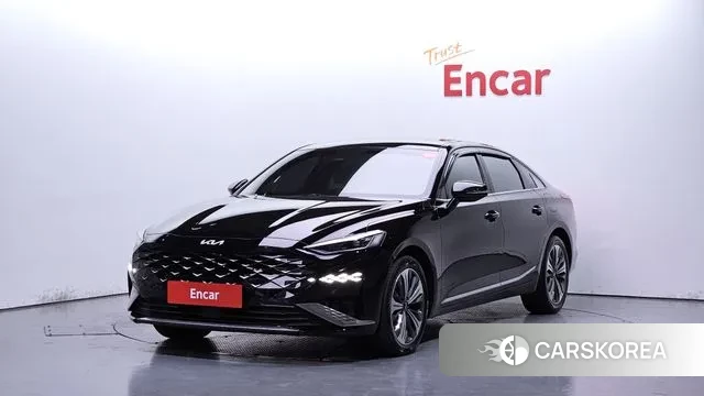 Kia K8 Hybrid 2021 Черный из Кореи