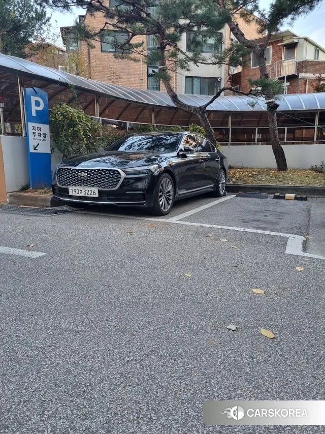 Kia The New K9 2nd generation 2022 Черный из Кореи