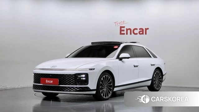 Hyundai Grandeur Hybrid (GN7) 2024 Белый из Кореи