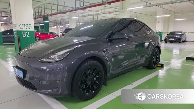 Tesla Model Y 2021 Серый из Кореи