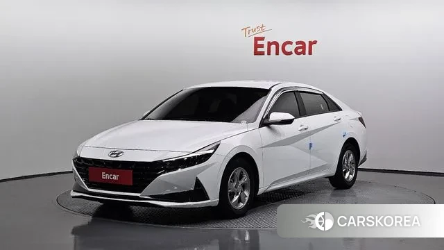 Hyundai Avante (CN7) 2021 Белый из Кореи