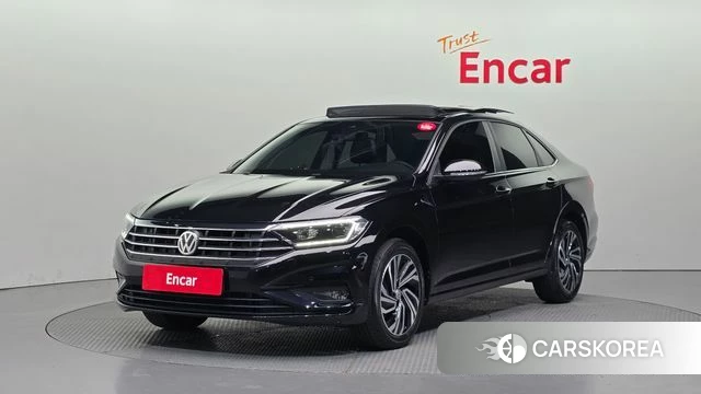 Volkswagen 7th Generation of Jetta 2021 Черный из Кореи