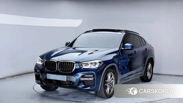 BMW X4 (G02) 2021 Синий из Кореи