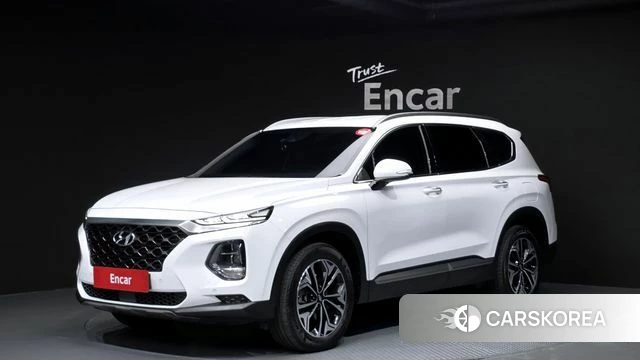 Hyundai Santa Fe TM 2019 Белый из Кореи
