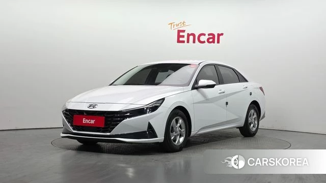 Hyundai Avante (CN7) 2021 Белый из Кореи