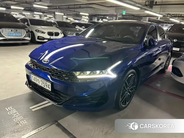 Kia K5 3rd generation 2021 Синий из Кореи