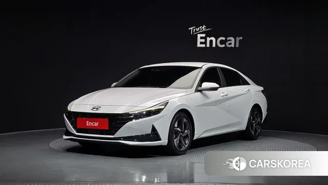 Hyundai Avante (CN7) 2021 Белый из Кореи