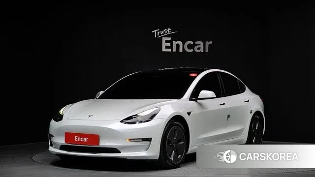Tesla Model 3 2021 Белый из Кореи