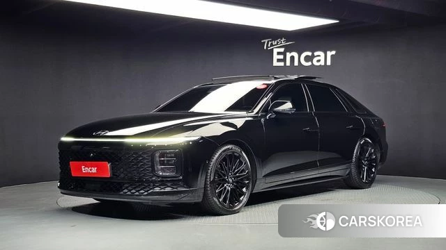 Hyundai Grandeur (GN7) 2022 Черный из Кореи