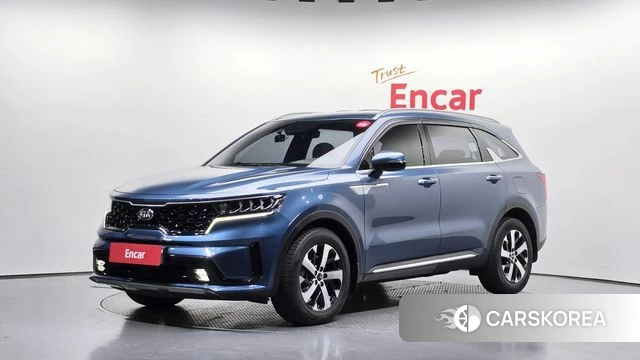 Kia Sorento 4th Generation 2021 Небесно-голубой из Кореи