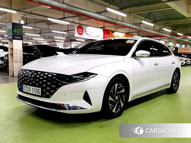 Hyundai The New Grandeur IG Hybrid 2020 Белый из Кореи