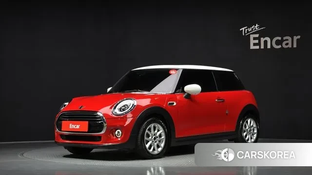 Mini Cooper 2021 Красный из Кореи