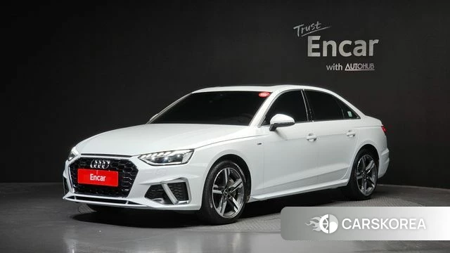 Audi A4 (B9) 2021 Белый из Кореи