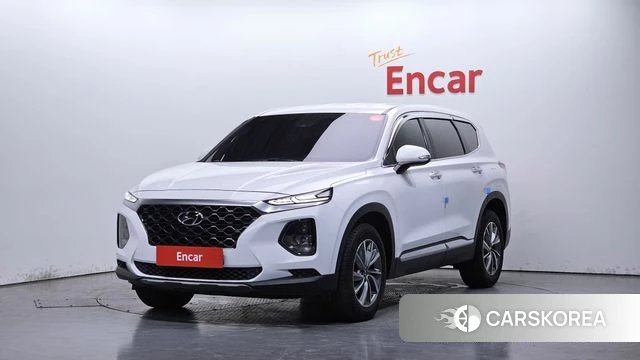Hyundai Santa Fe TM 2019 Белый из Кореи