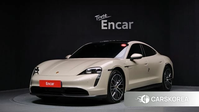 Porsche Taycan 2022 Песочный из Кореи
