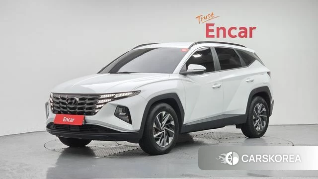 Hyundai Tucson Hybrid (NX4) 2021 Белый из Кореи