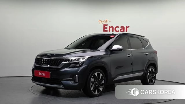 Kia Seltos 2021 Серый из Кореи