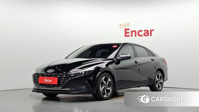 Hyundai Avante (CN7) 2021 Черный из Кореи