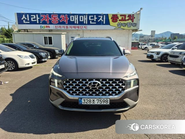 Hyundai The New Santa Fe 2021 Серый из Кореи